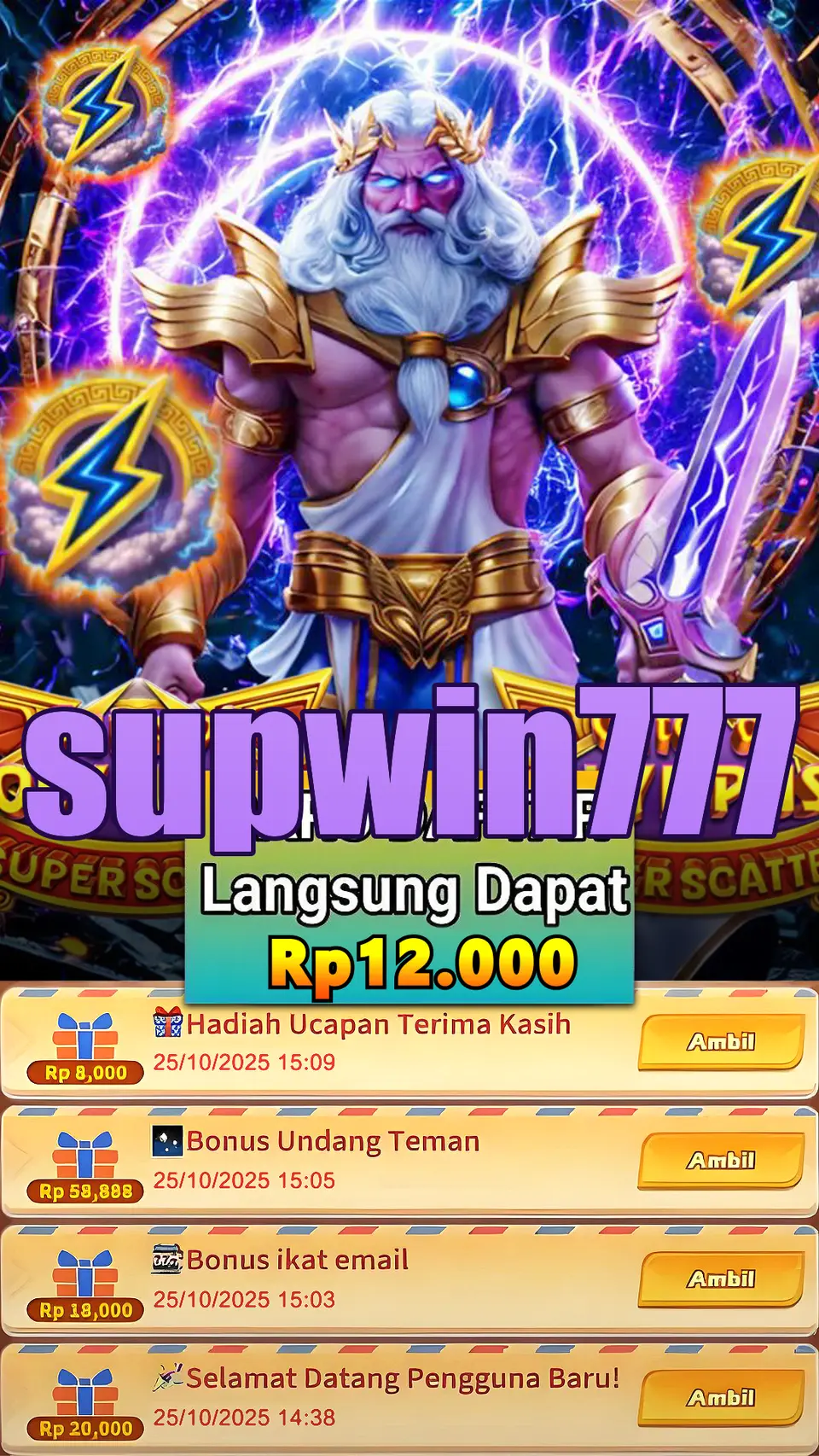 supwin777 Masuk